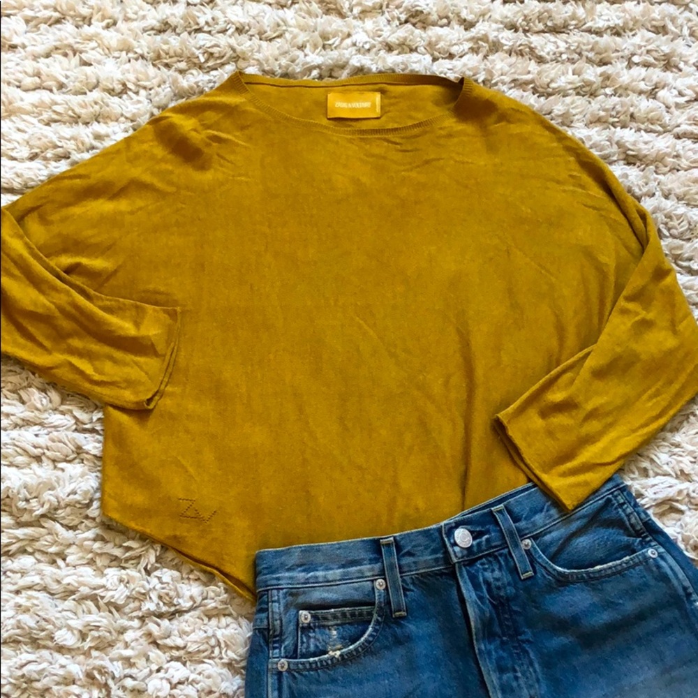 Zadig & Voltaire cashmere/silk top